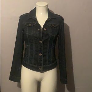 Dark wash denim jacket